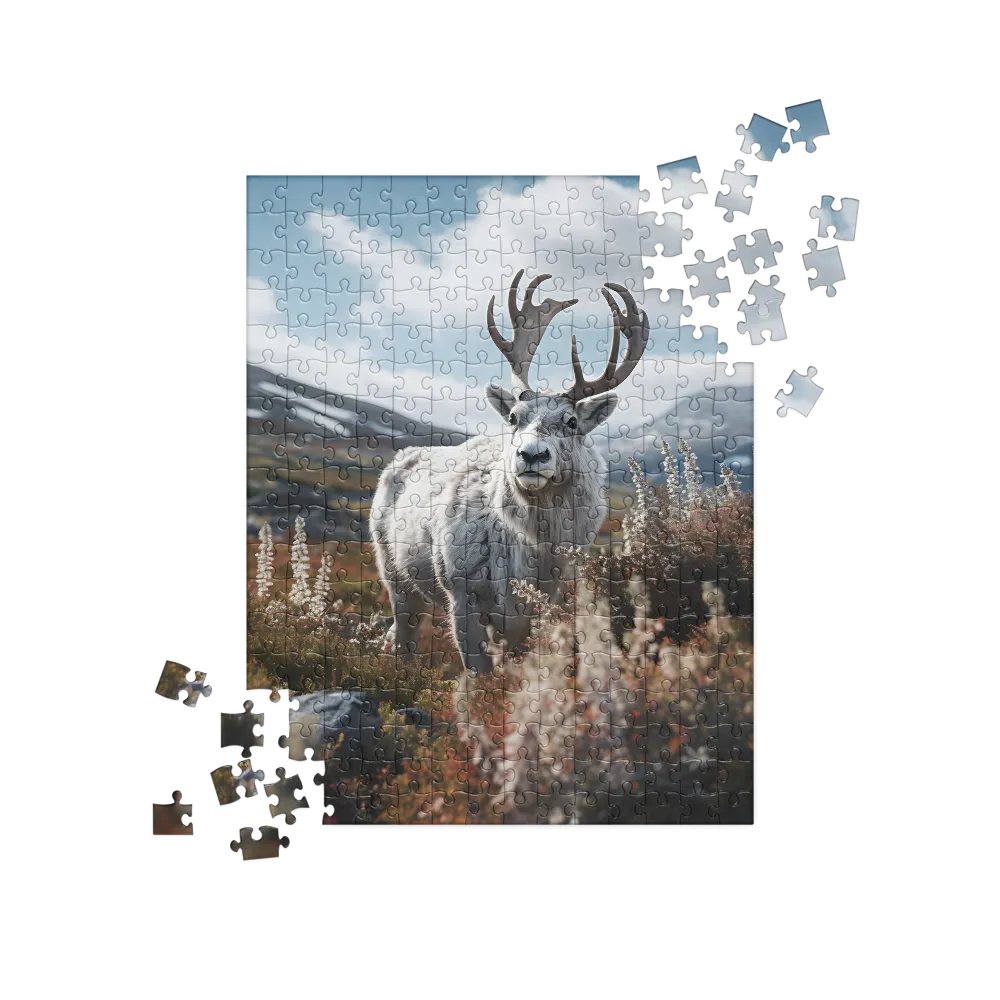 Majestic Harmony: The Reindeer in Nature | Jigsaw Puzzle | 252 pieces