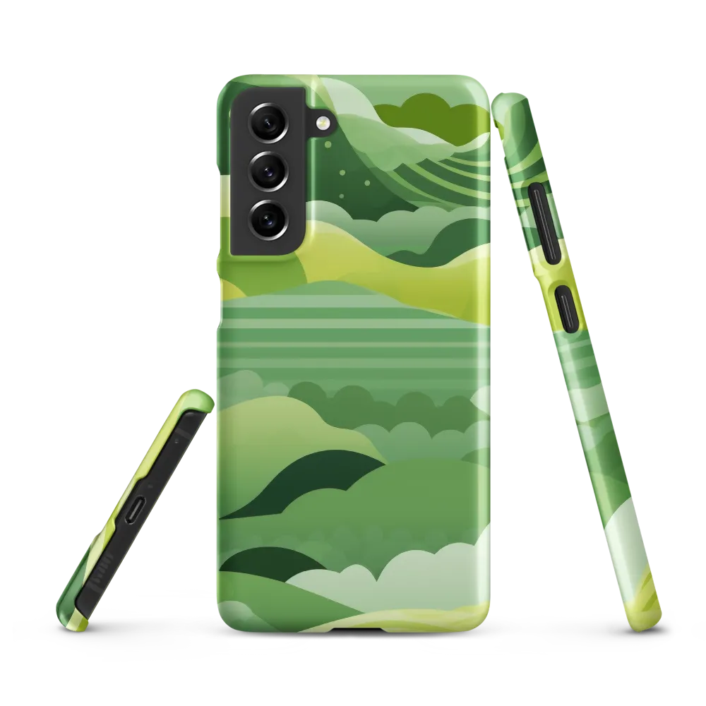 Tranquility in Green Waves