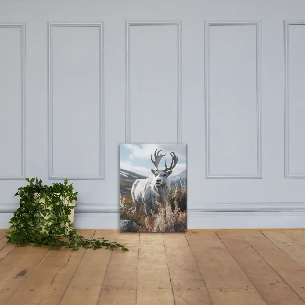 Majestic Harmony: The Reindeer in Nature | Canvas | 18″×24″