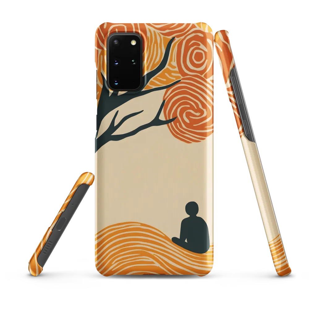 Silent Reflections under Swirling Leaves | Phone Case |  S20 Plus | Snap Case | Matte