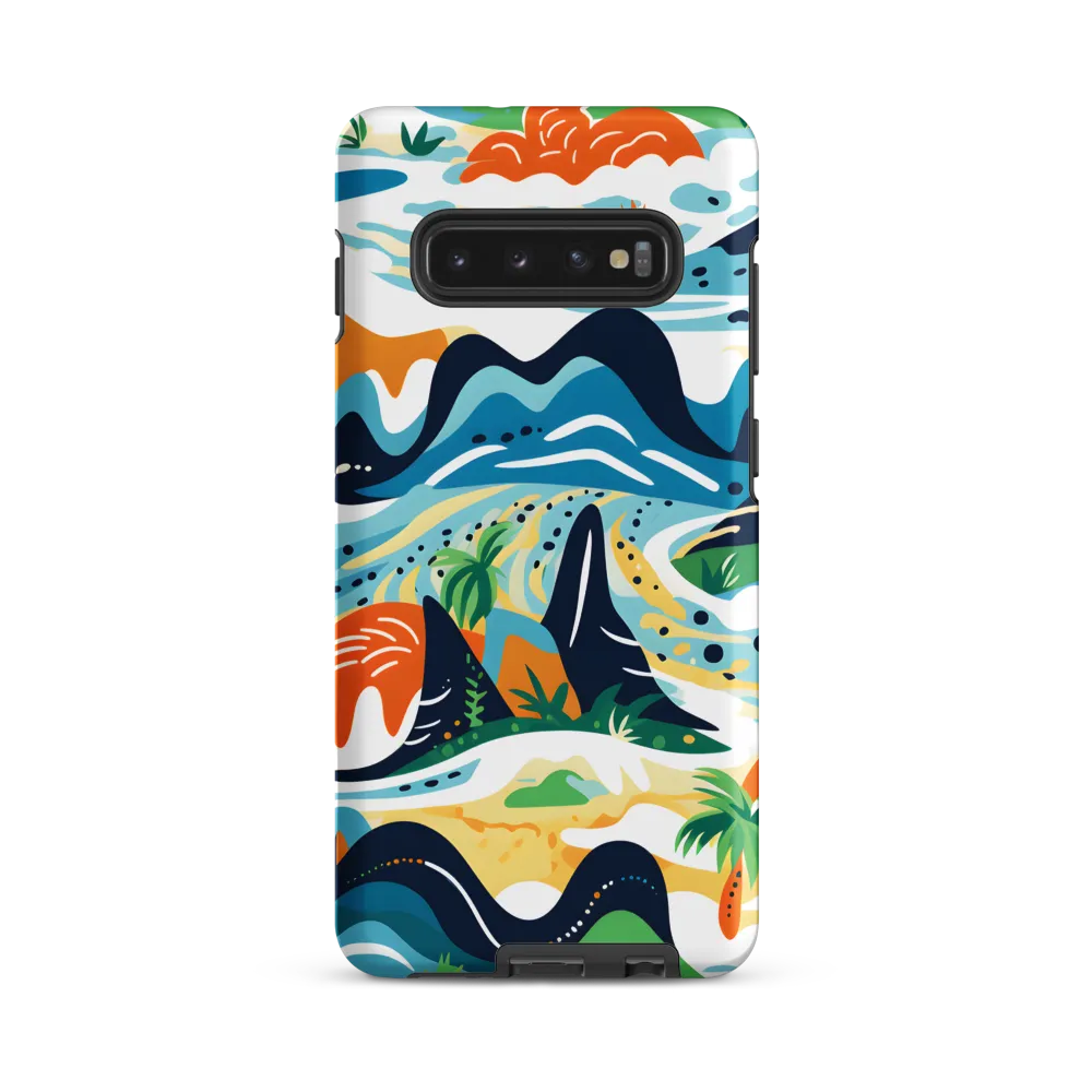 Abstract Tropical Landscape