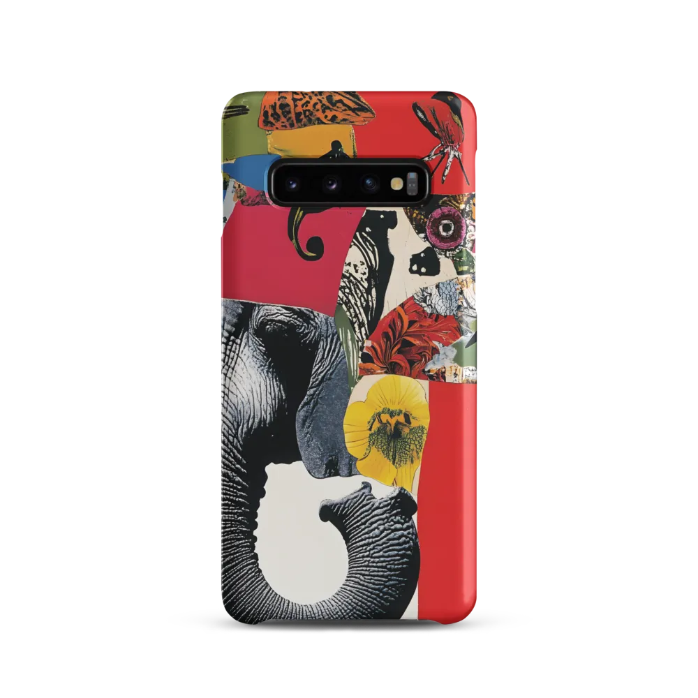 Whimsical Elephant: A Vibrant Collage of Life