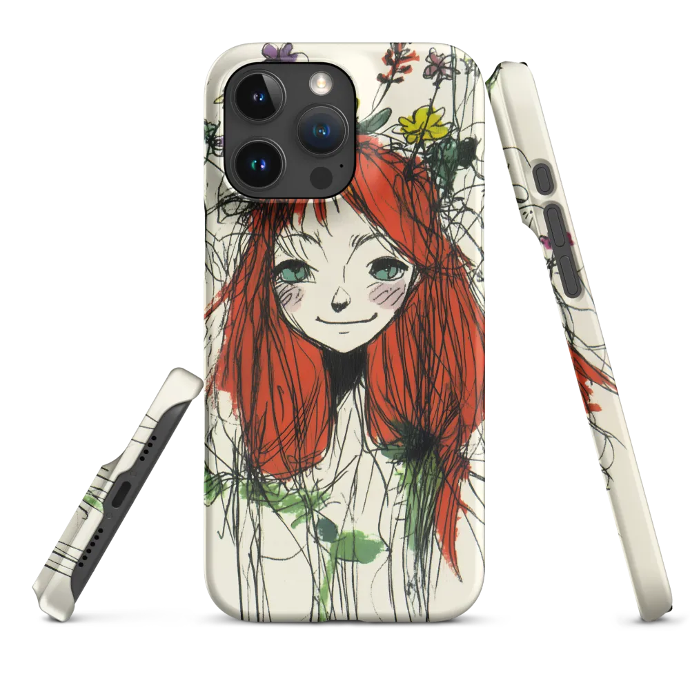 Whimsical Floral Portrait