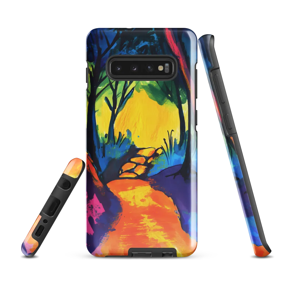 Path Through a Vibrant Forest | Phone Case |  S10 Plus | Tough Case | Glossy