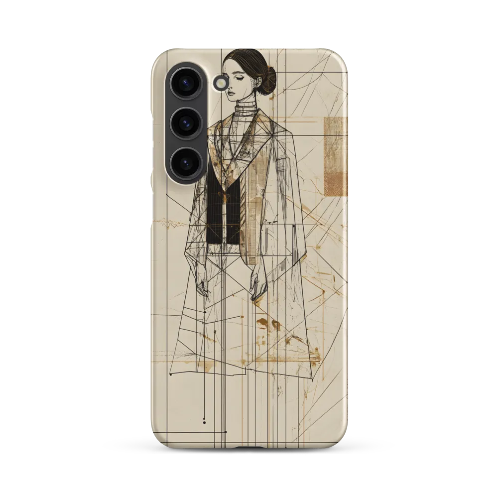 Elegance in Lines | Phone Case |  S23 Plus | Snap Case | Matte