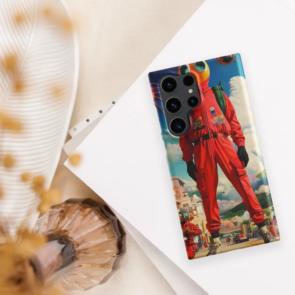 Whimsical Encounter in a Surreal Landscape | Phone Case |  S23 Ultra | Snap Case | Matte