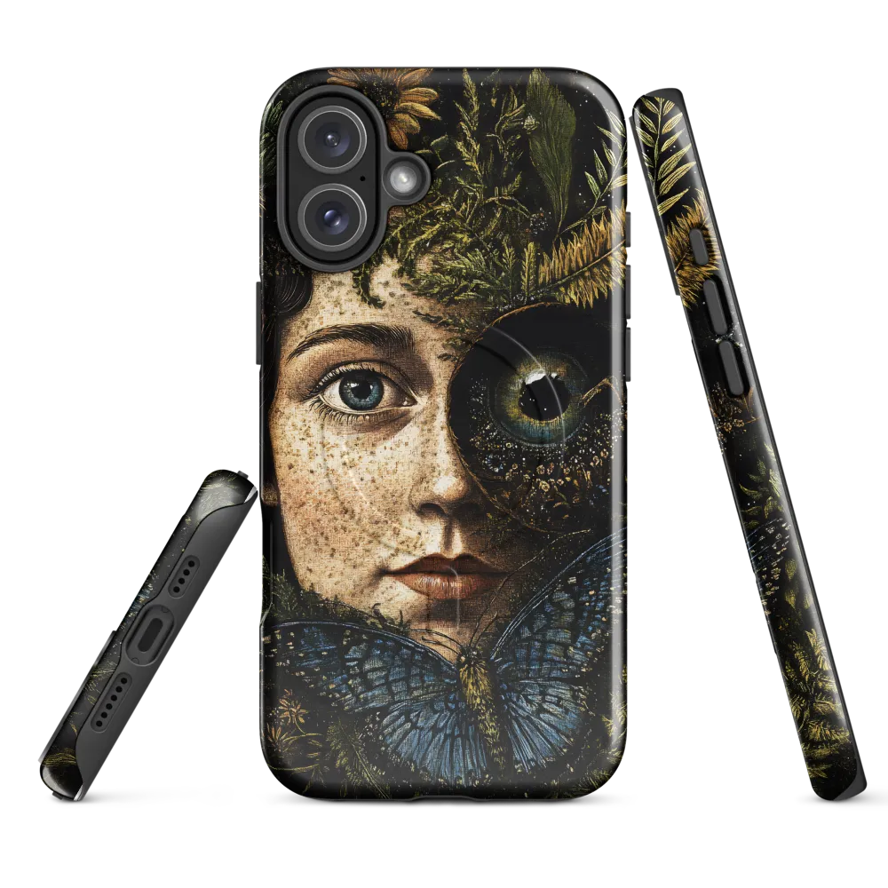 Nature's Embrace: A Surreal Portrait | Phone Case |  16 Plus | MagSafe® Tough Case | Glossy