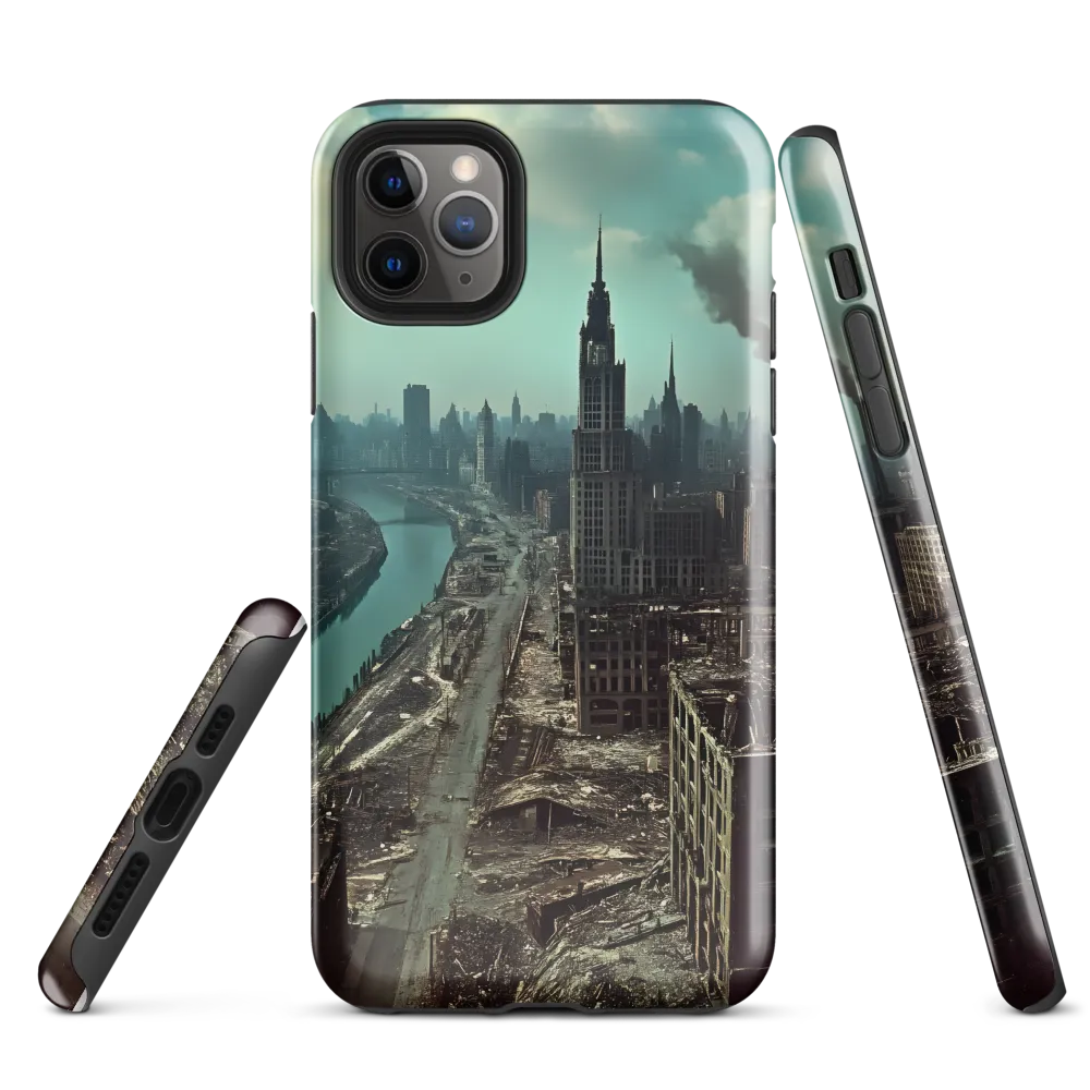 Urban Ruins: A Futuristic Reflection | Phone Case |  11 Pro Max | Tough Case | Glossy