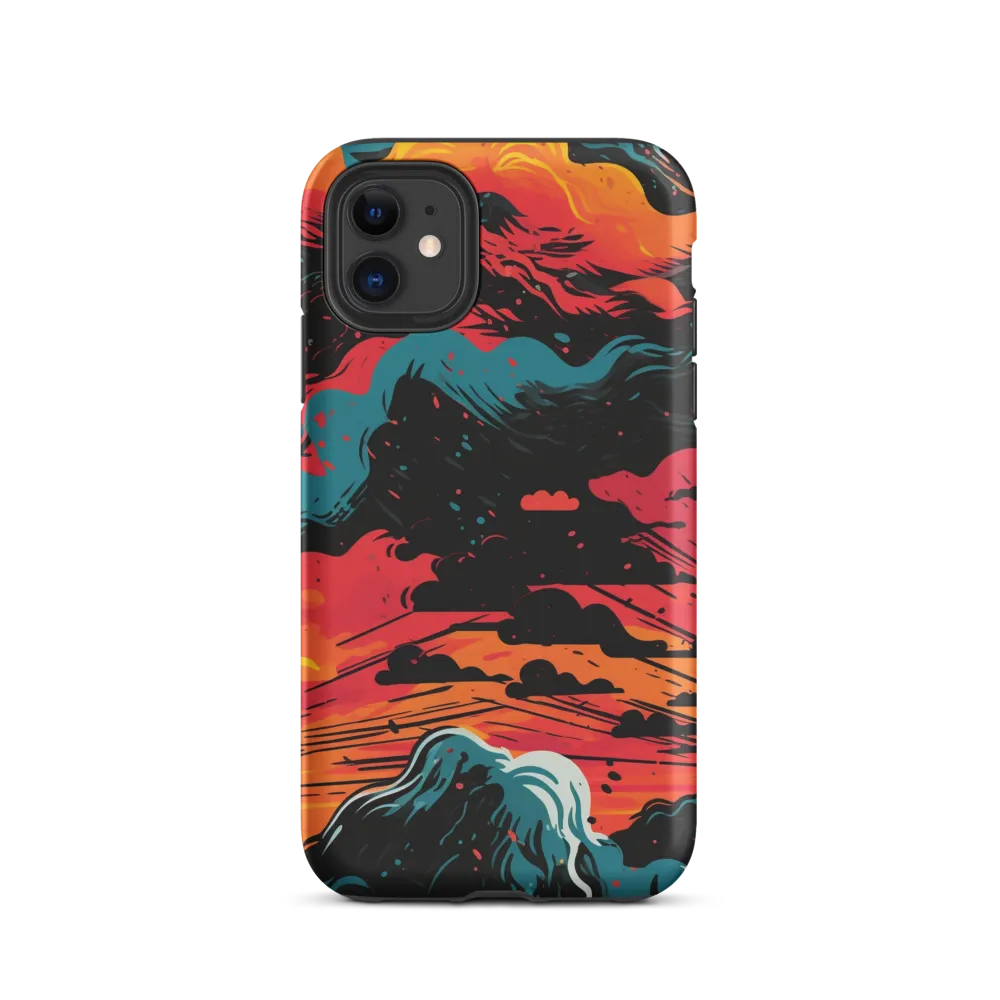 Ethereal Twilight: A Dramatic Landscape in Motion