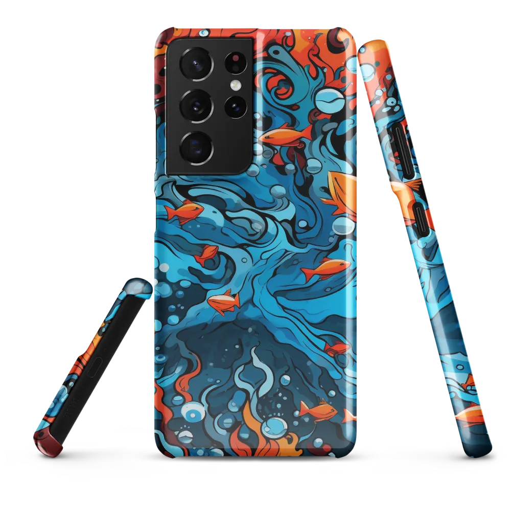 Fluid Harmony: Ocean and Flames