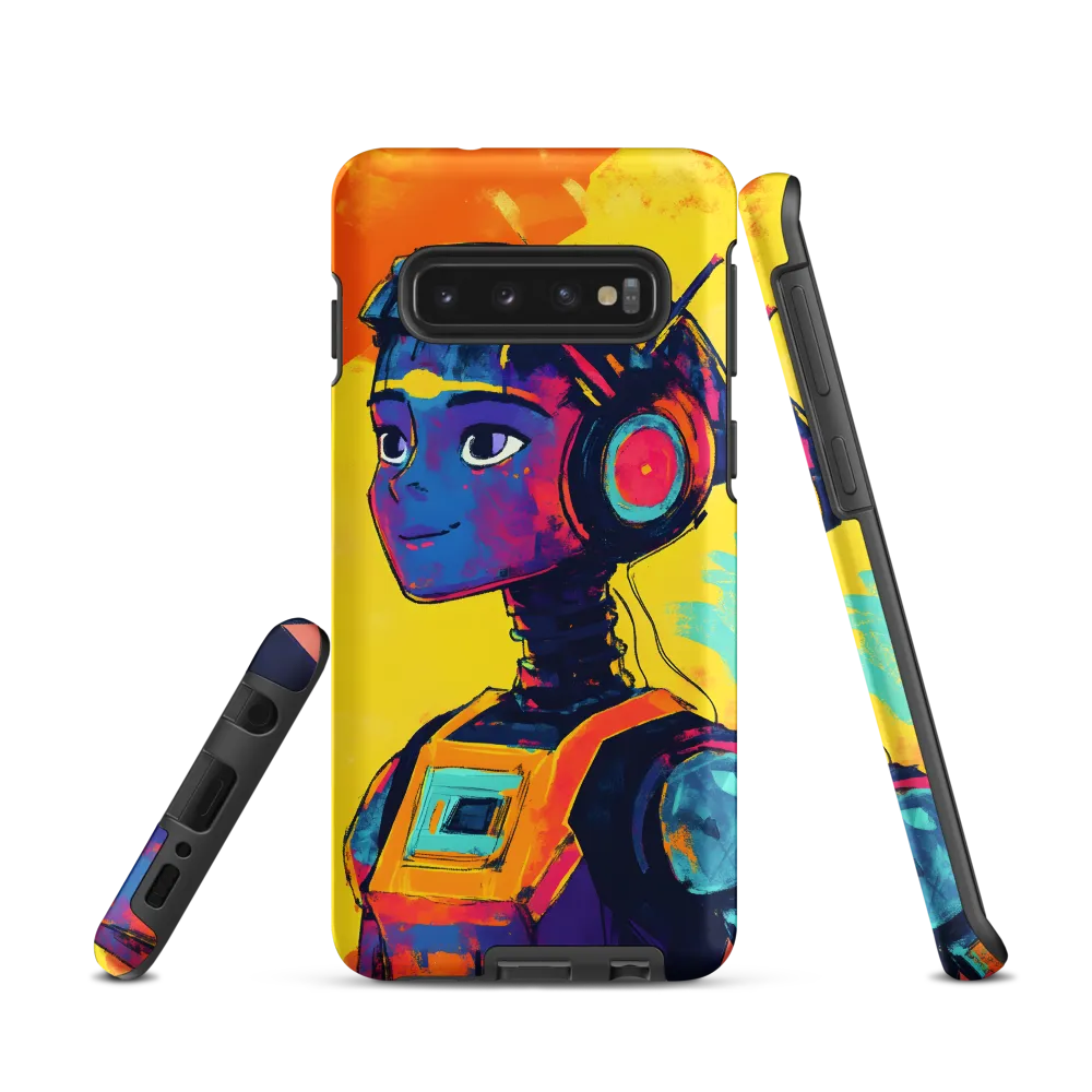 Playful Cyborg Symphony | Phone Case |  S10 | Tough Case | Matte