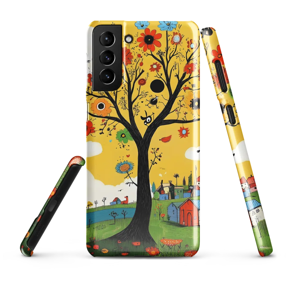 Whimsical Blooms of Life | Phone Case |  S21 Plus | Snap Case | Glossy