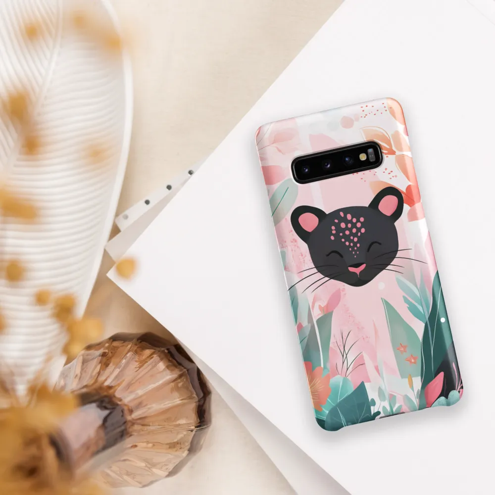 Whimsical Panther in Bloom