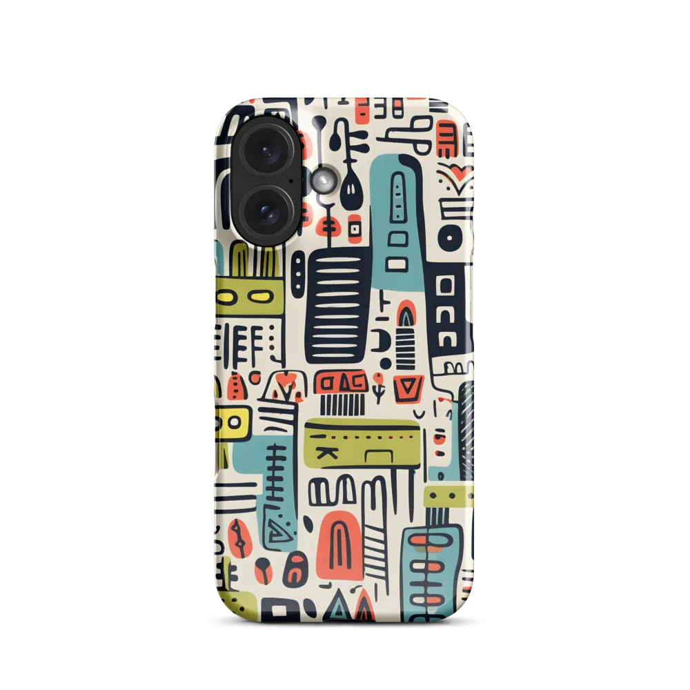 Urban Whimsy: A Playful Cityscape | Phone Case