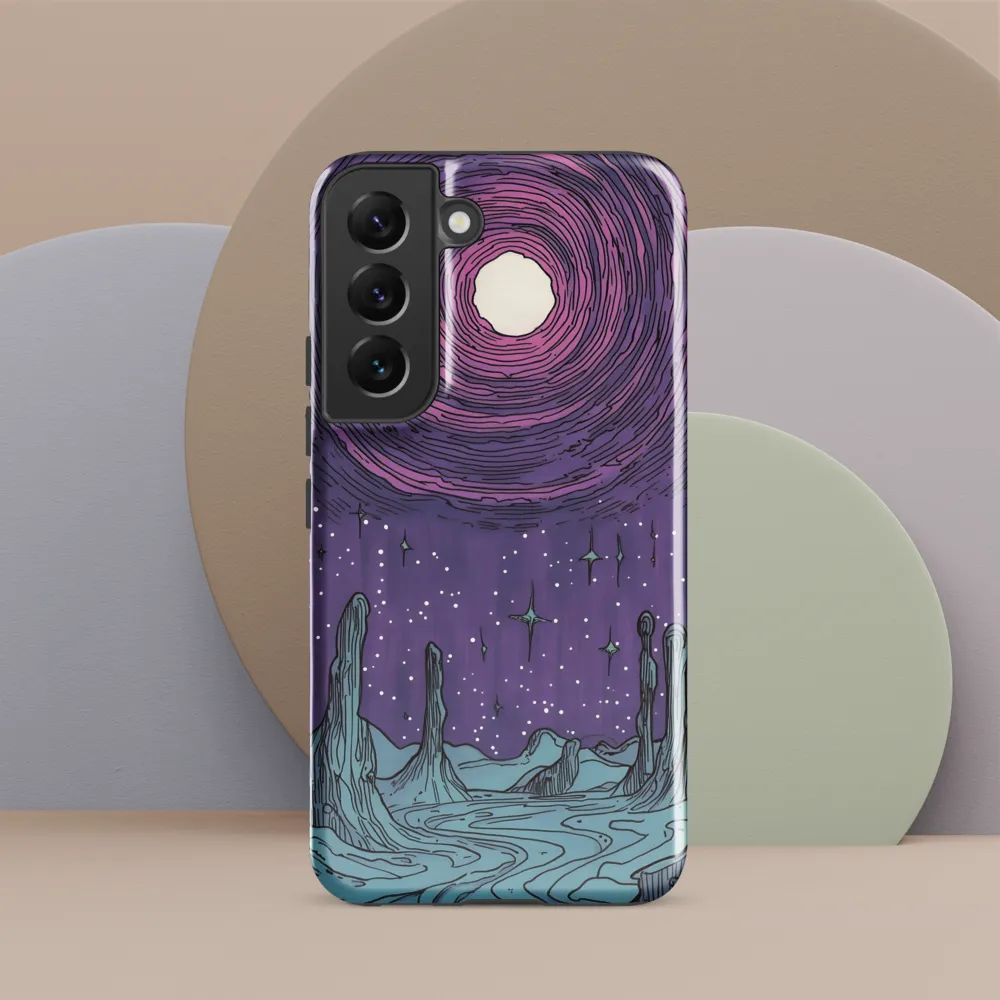 Celestial Whirl | Phone Case |  S22 | Tough Case | Glossy