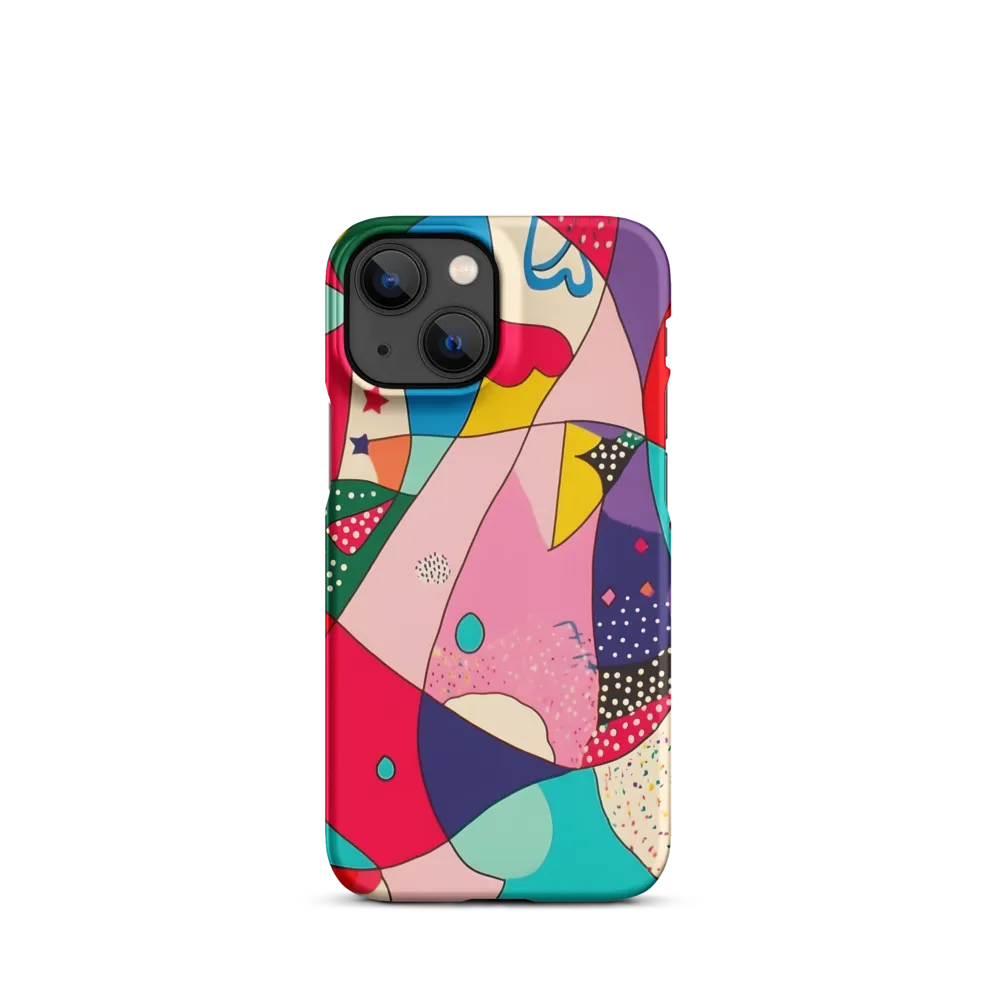 Playful Geometry in Color | Phone Case |  13 Mini | Snap Case | Matte