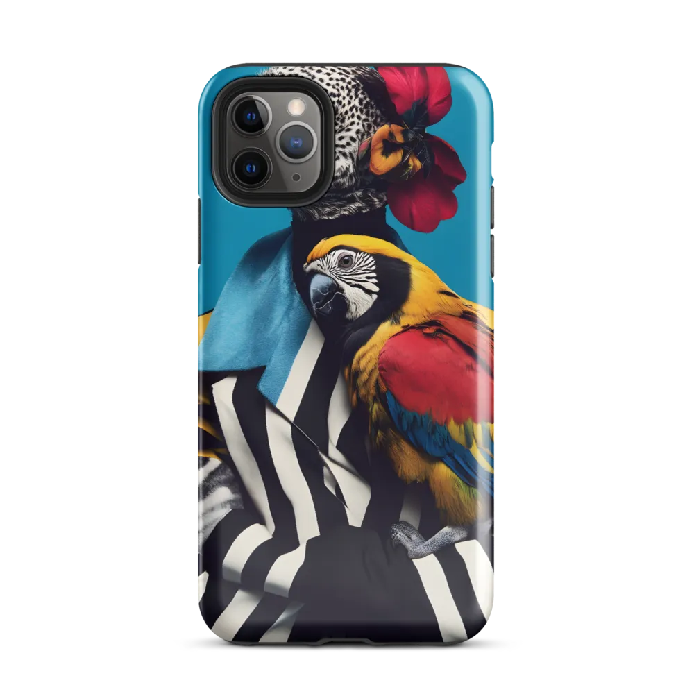 Vibrant Fusion of Flora and Fauna | Phone Case |  11 Pro Max | Tough Case | Glossy