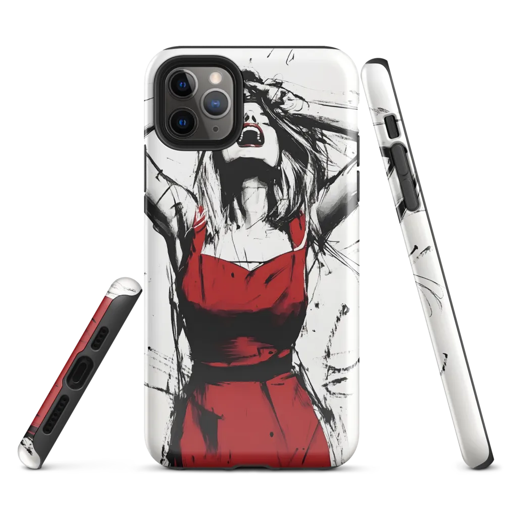 Expression of Anguish | Phone Case |  11 Pro Max | Tough Case | Glossy