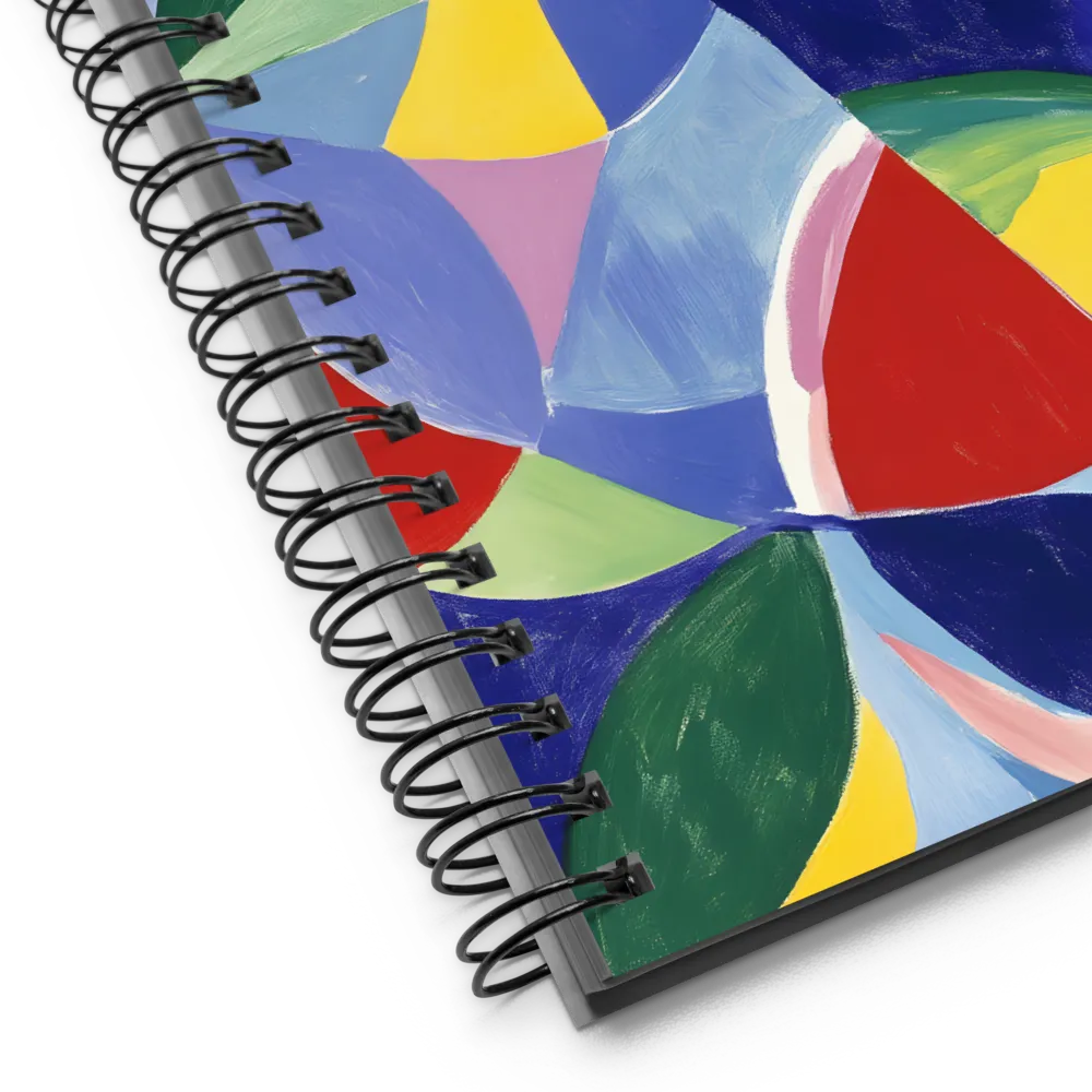 Rhythms of Color and Form | Spiral Notebook