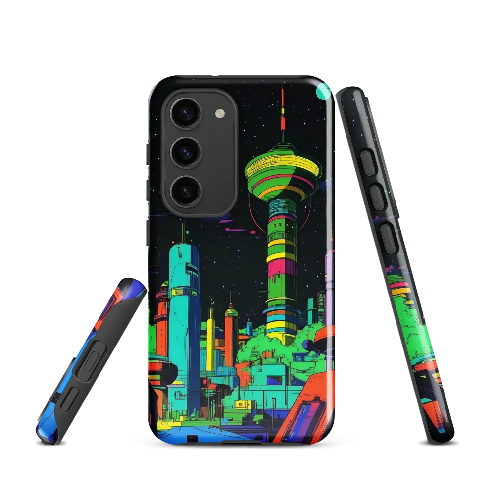 Neon Dreams: A Futuristic Cityscape