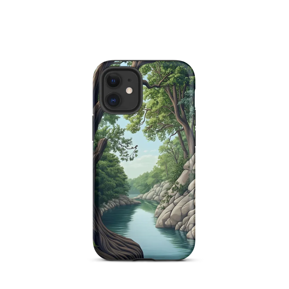 Tranquil Reflections: A Serene River Landscape
