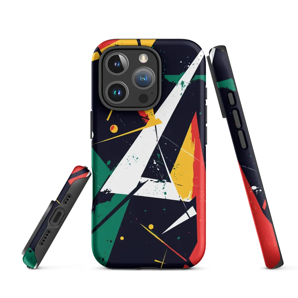 Dynamic Geometries | Phone Case |  16 Pro | Tough Case | Matte