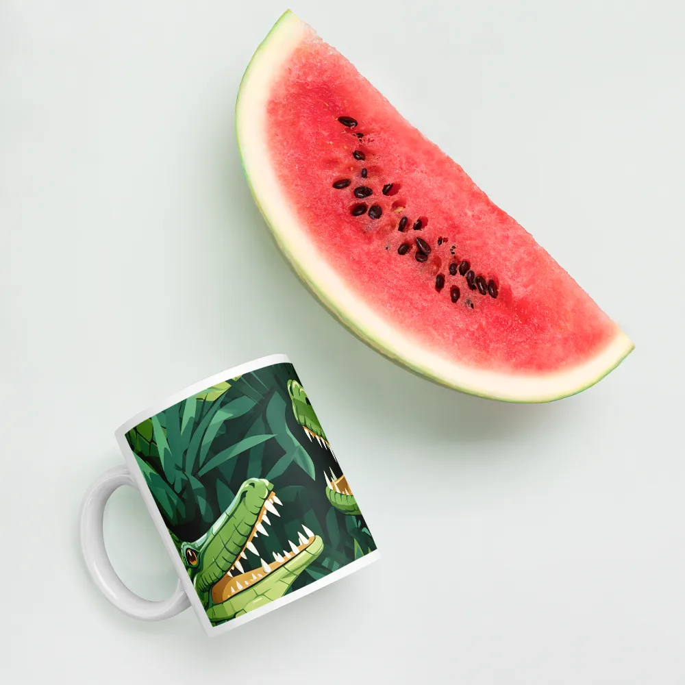 Fierce Crocodilian Medley | Mugs | Multiple Sizes & Colors