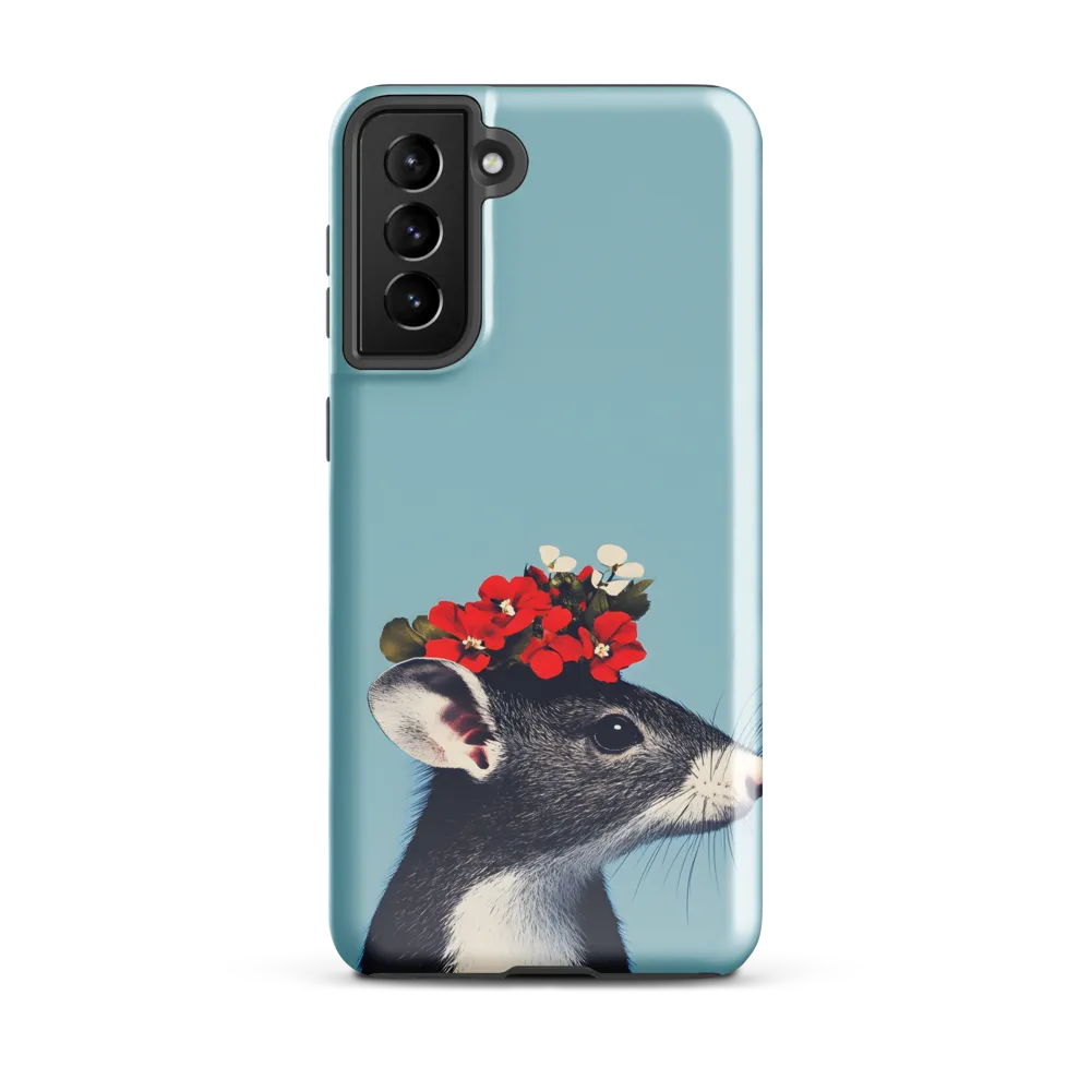 Whimsical Flora: A Mouse's Floral Crown
