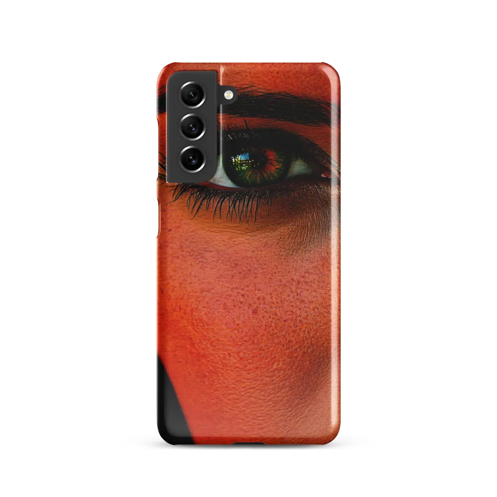Gaze of Intensity | Phone Case |  S21 | Snap Case | Glossy