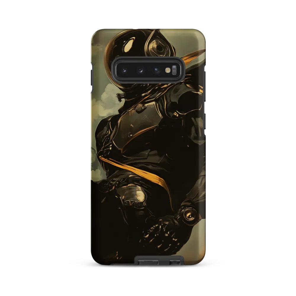 Ethereal Explorer: The Enigmatic Astronaut | Phone Case |  S10 Plus | Tough Case | Matte