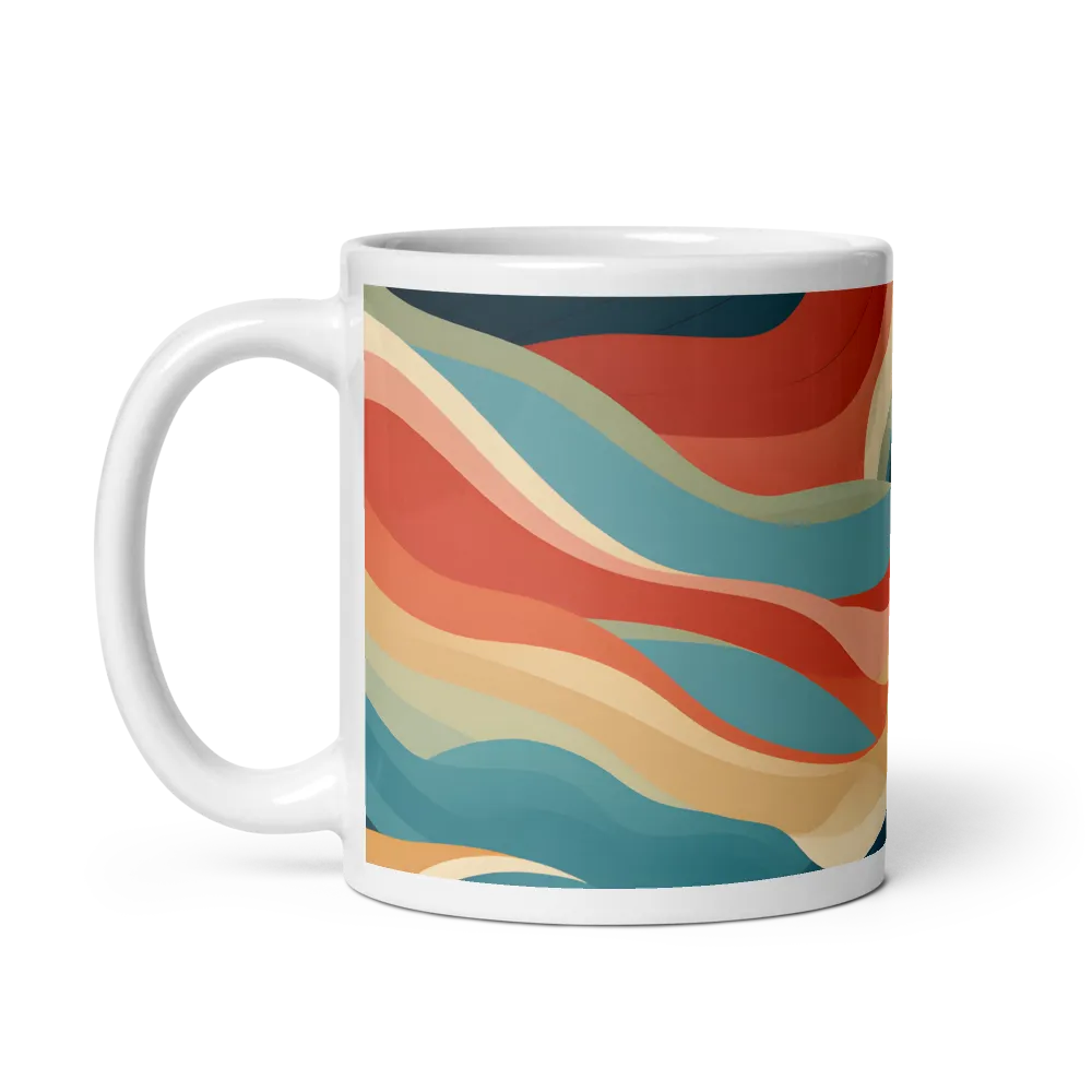 Waves of Tranquility | Mug with White inside | 11 oz