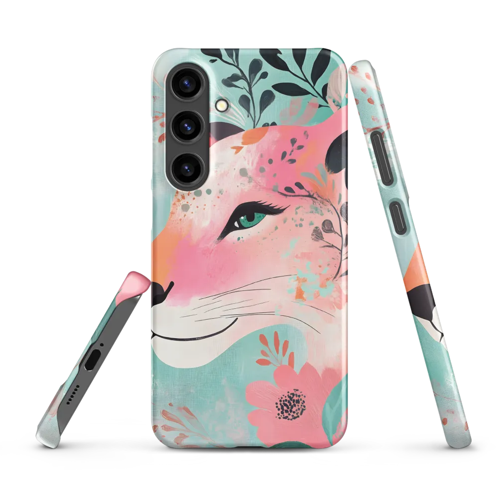 Whimsical Majesty: A Floral Lion