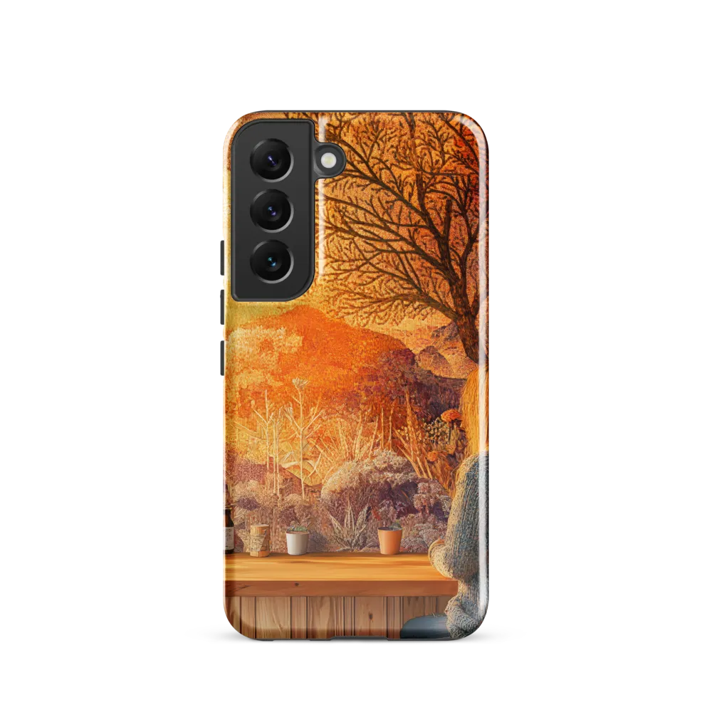 Whispers of a Golden Sunset | Phone Case |  S22 | Tough Case | Glossy