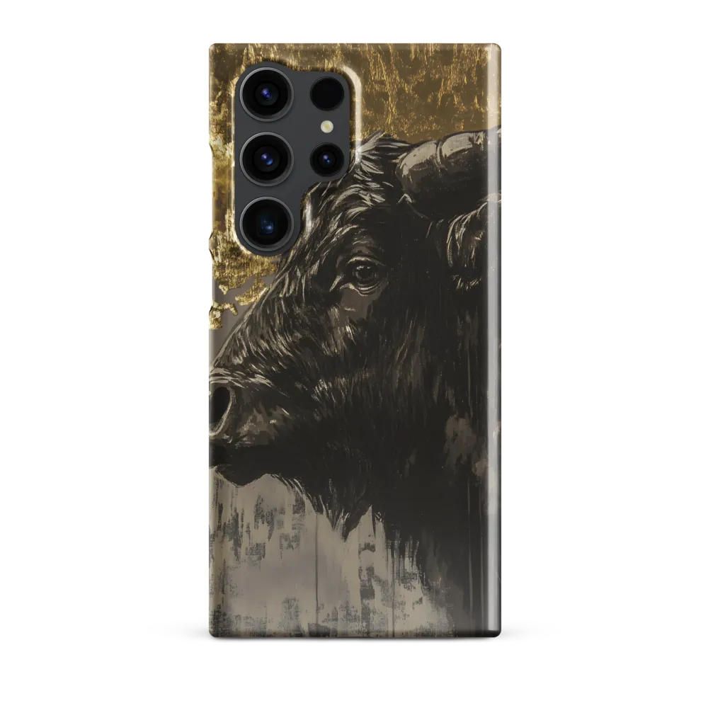 Majestic Bull Against the Golden Horizon