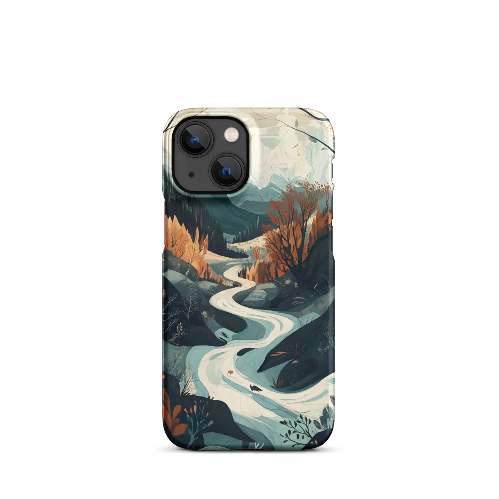 Winding Serenity: A Digital Landscape