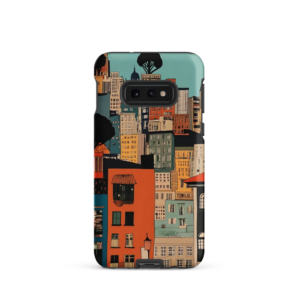 Urban Fusion: A Colorful Cityscape