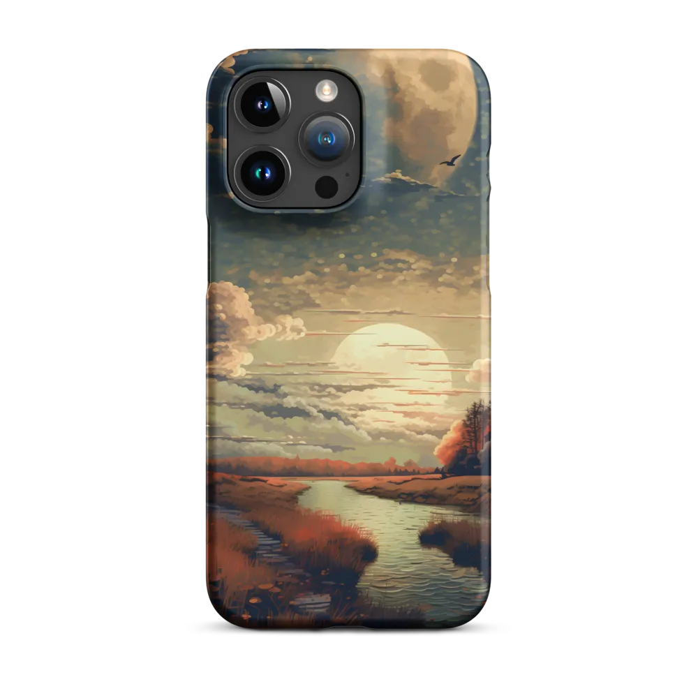 Whispers of Dusk: A Tranquil River Landscape