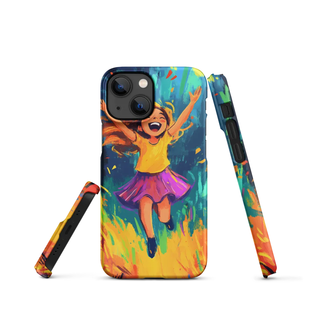 Joyful Escape into Nature | Phone Case |  13 Mini | Snap Case | Matte
