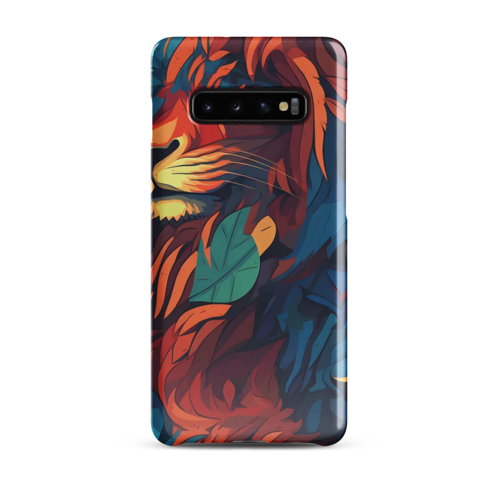 Harmony of Strength: The Lion and Nature | Phone Case |  S10 Plus | Snap Case | Glossy