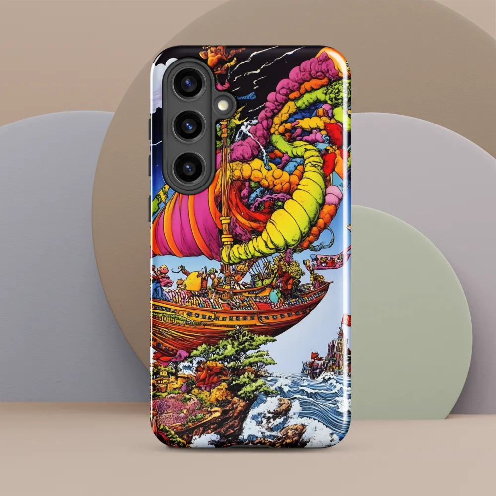 Voyage of Whimsy: A Surreal Sailor's Dream | Phone Case |  S24 Plus | Tough Case | Glossy
