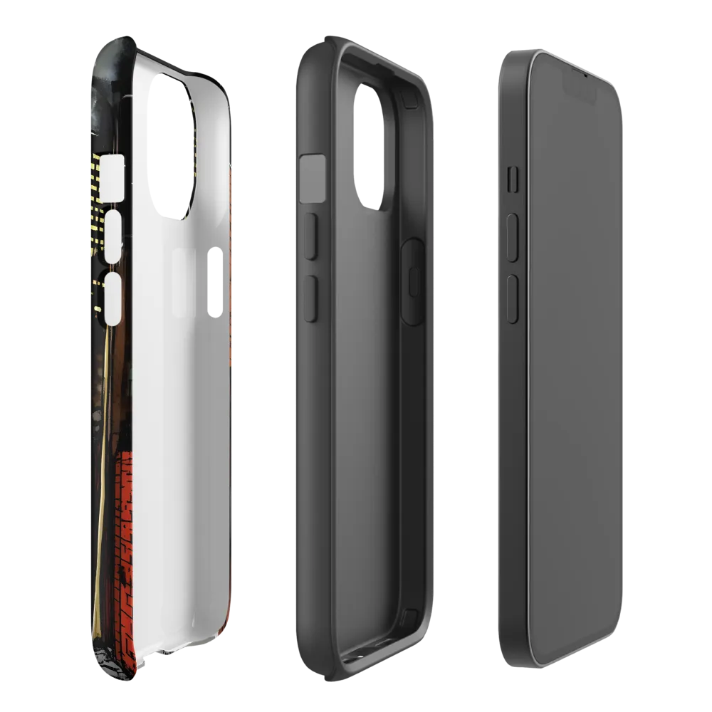 Nocturnal Cityscape: The Hidden Alley | Phone Case |  14 | Tough Case | Matte
