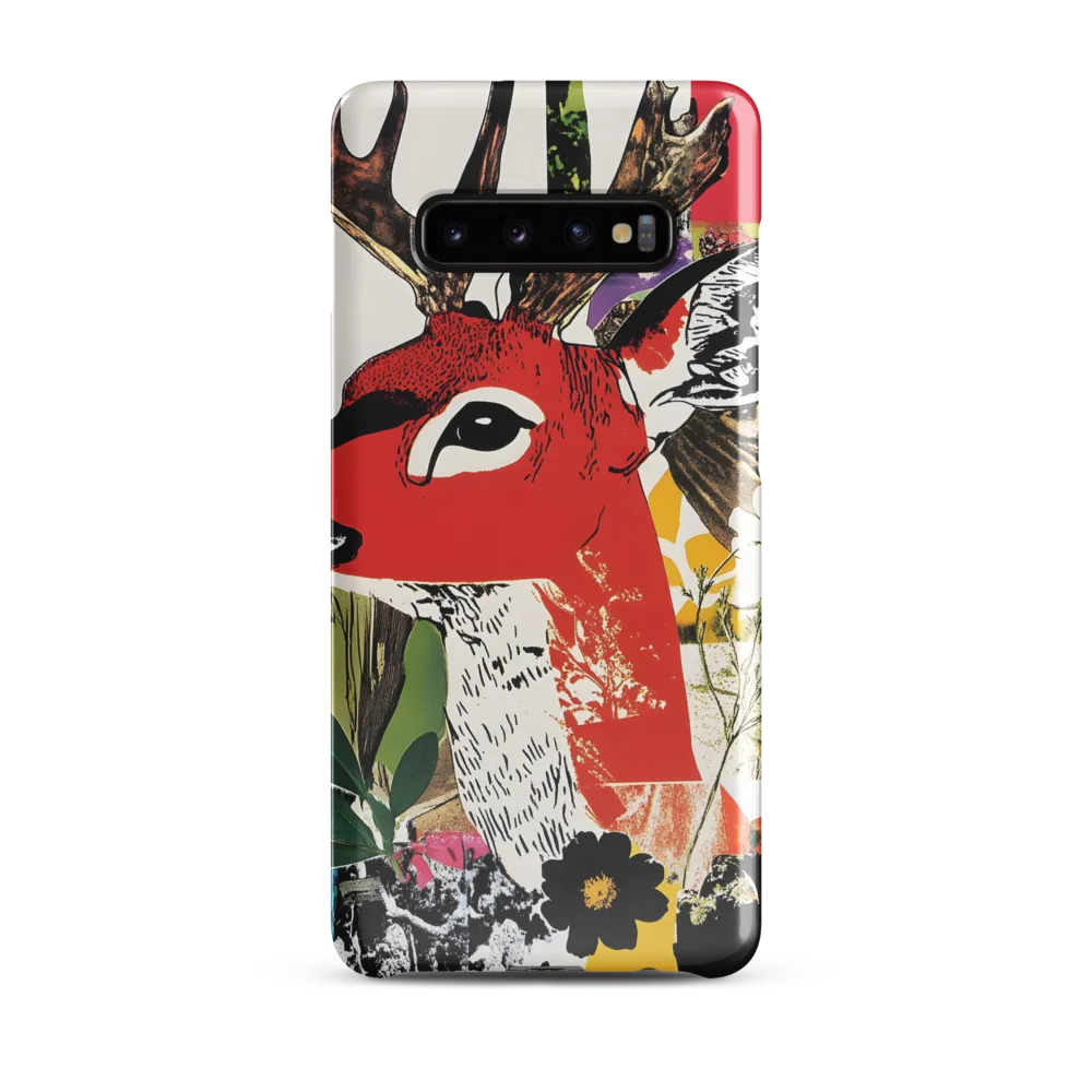 Vibrant Harmony: The Deer in Nature | Phone Case |  S10 Plus | Snap Case | Glossy