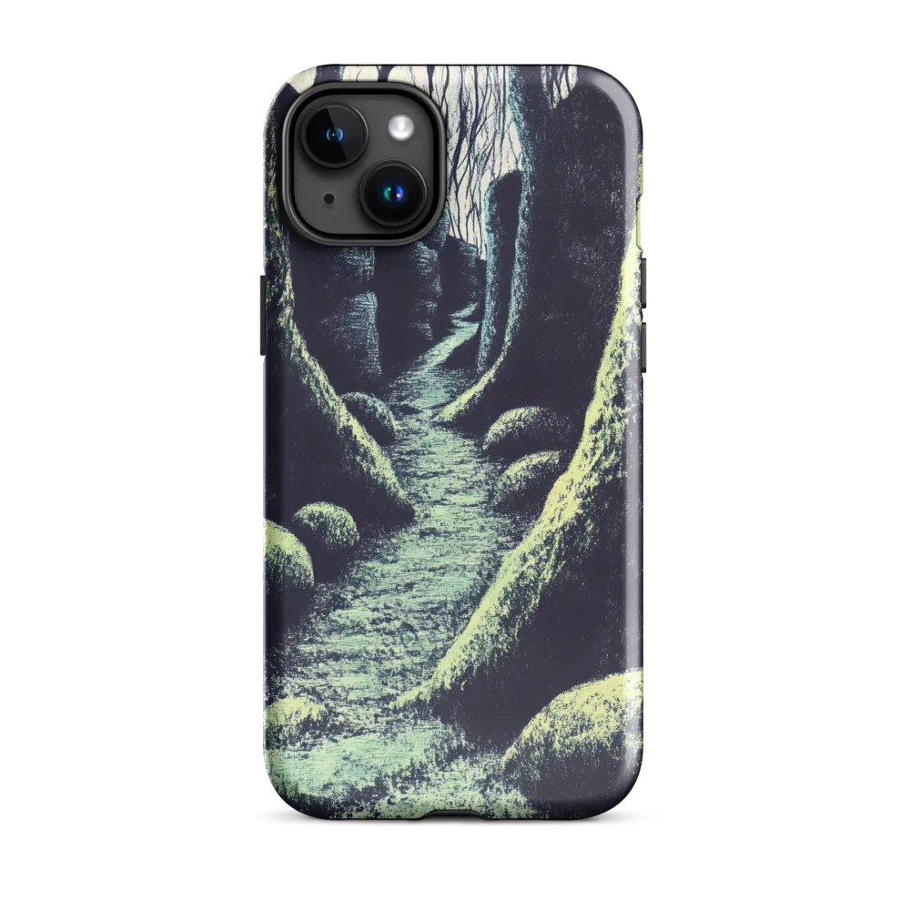 Whispers of the Tranquil Pathway | Phone Case |  15 Plus | Tough Case | Glossy