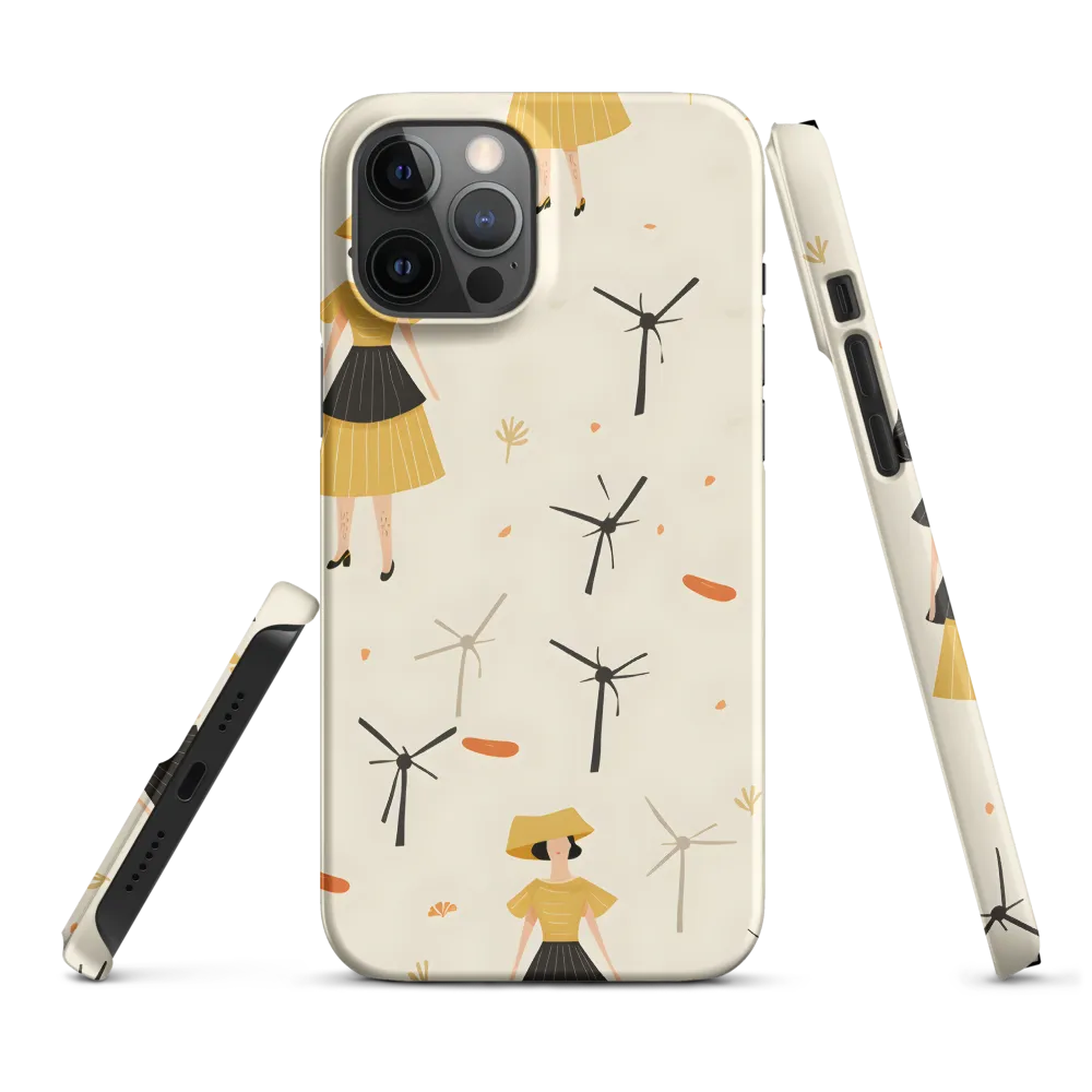 Whimsical Patterns of Nature and Femininity | Phone Case |  12 Pro Max | Snap Case | Matte