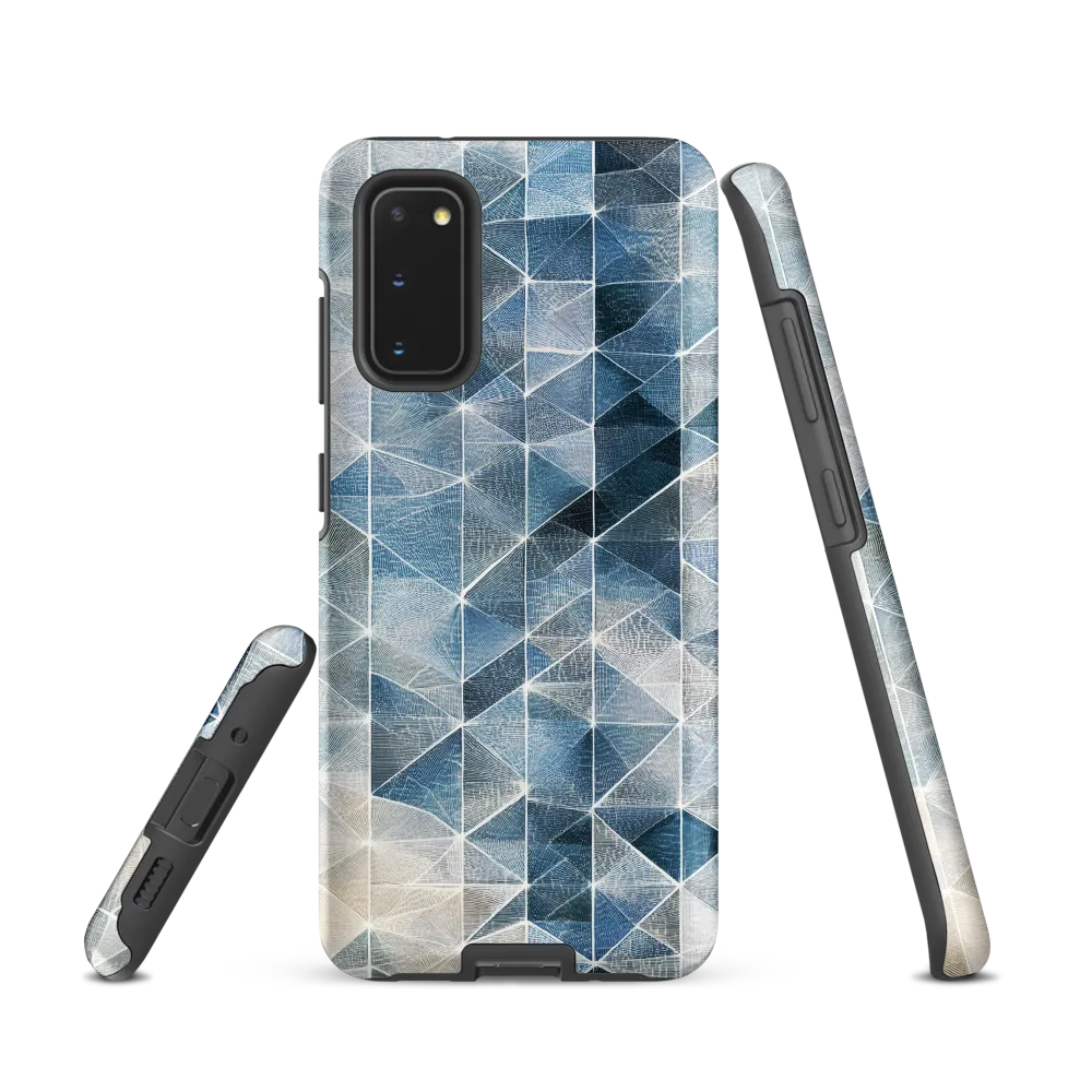 Geometric Harmony in Blue