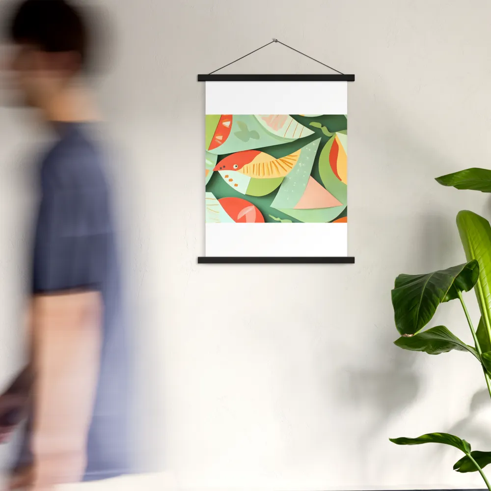 Nature's Palette | Poster With Black Wood Hanger | 18″×24″