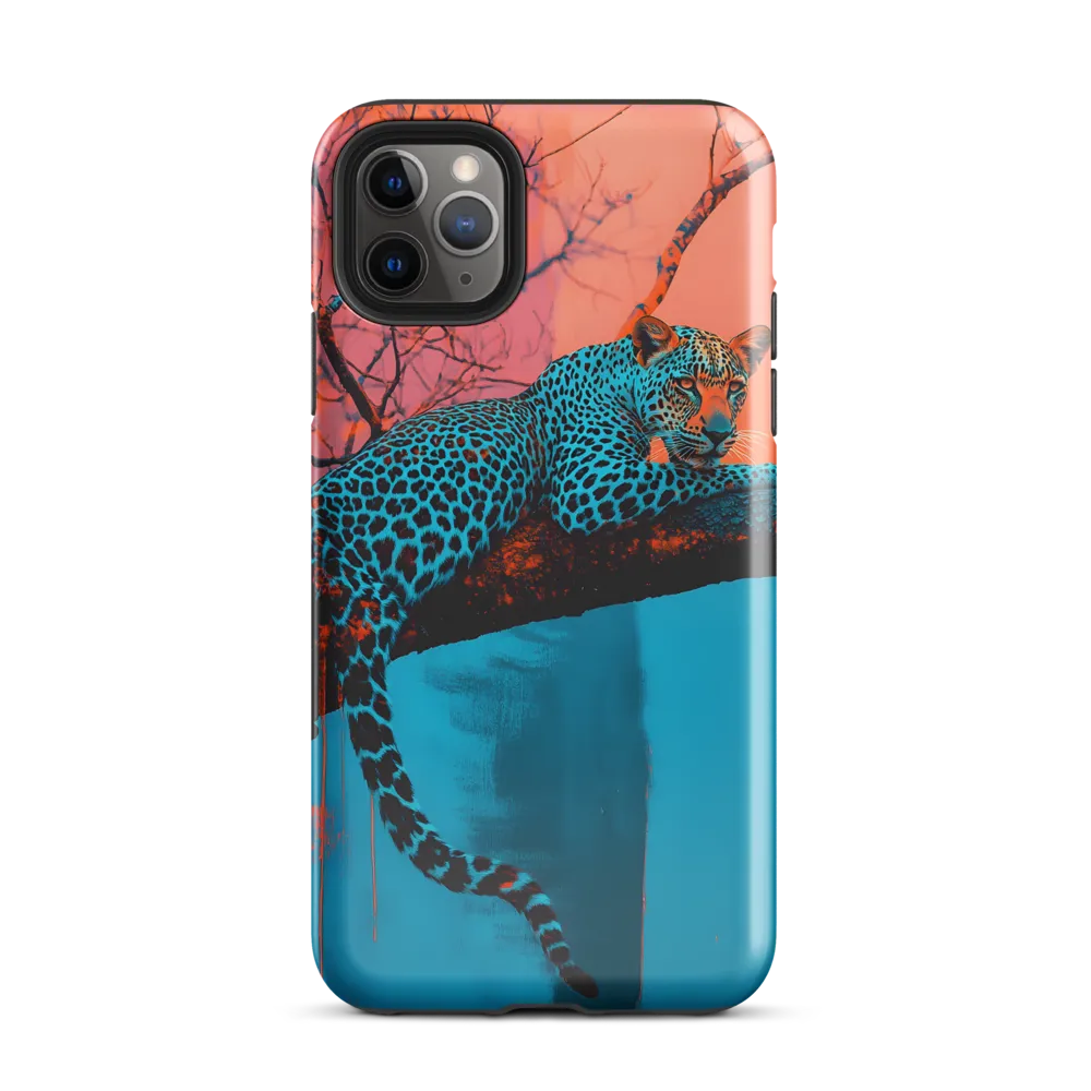 Ethereal Serenity: The Leopard's Perch | Phone Case |  11 Pro Max | Tough Case | Glossy