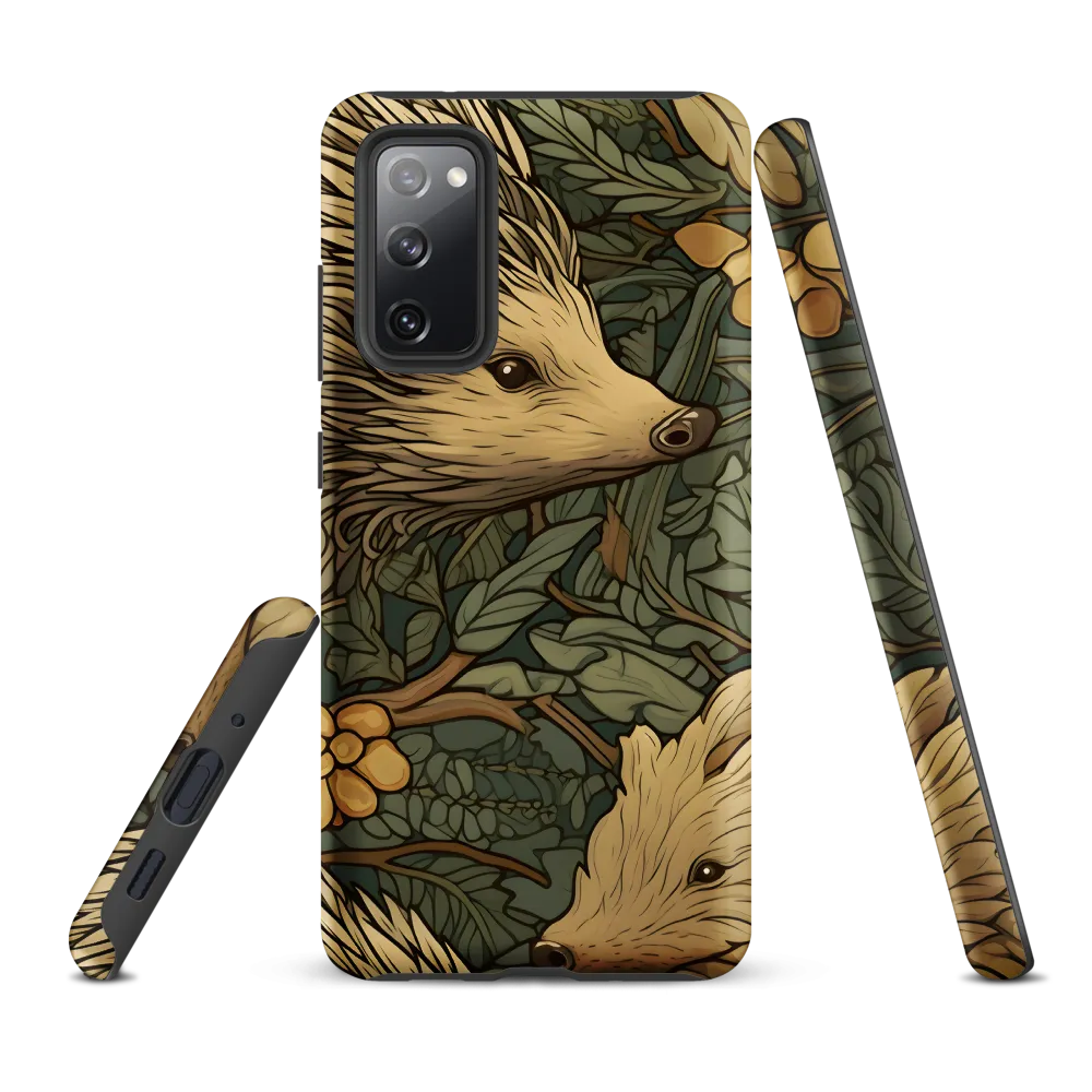 Whimsical Hedgehog Garden | Phone Case |  S20 FE | Tough Case | Matte