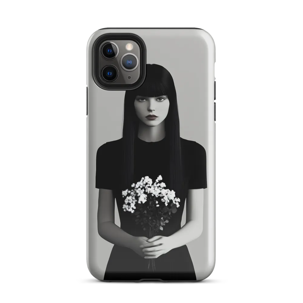 Monochrome Serenity | Phone Case |  11 Pro Max | Tough Case | Glossy