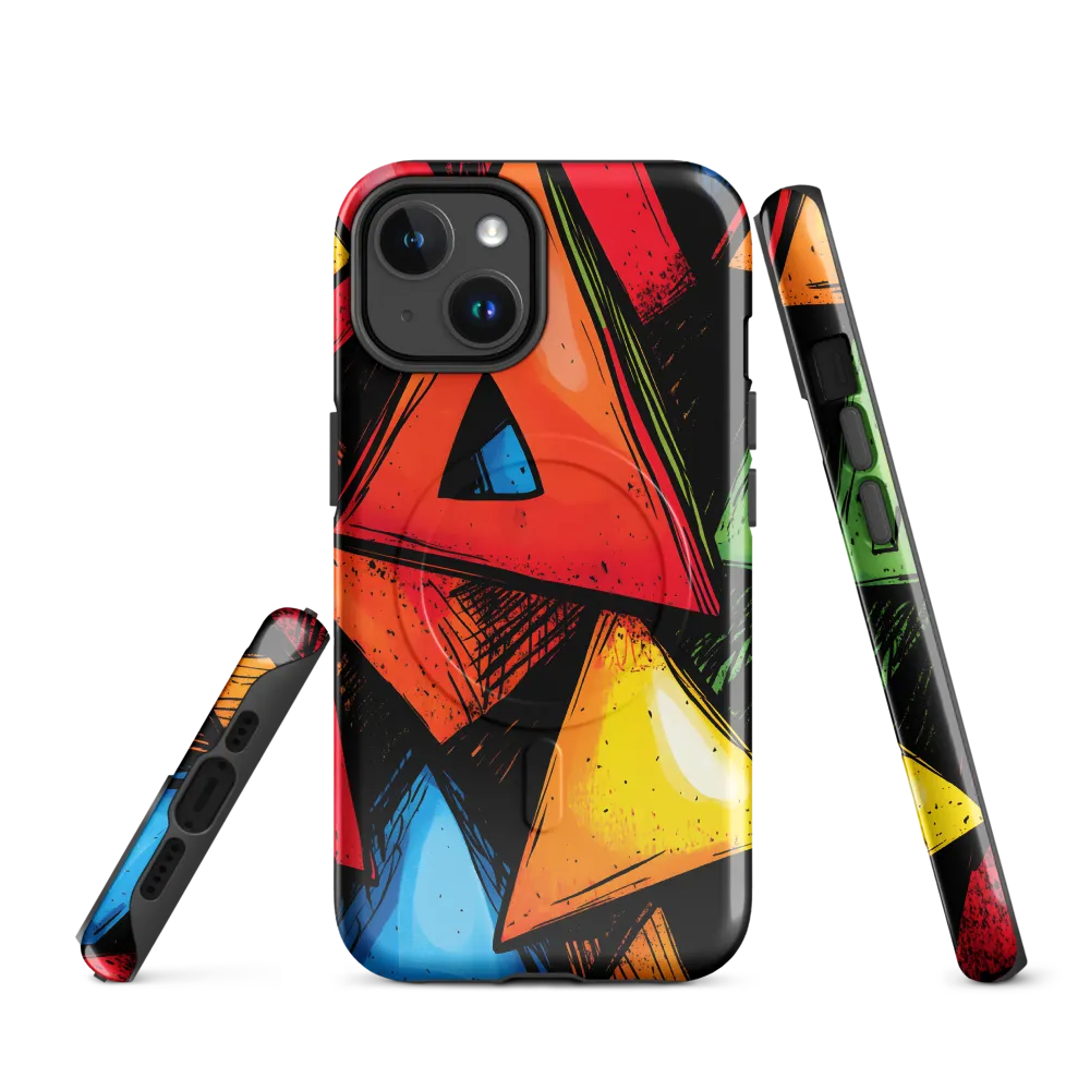 Vibrant Triangles in Abstract Harmony